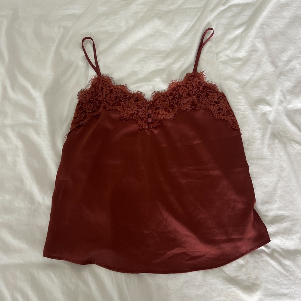 Abercrombie & Fitch Orange Lace Cami